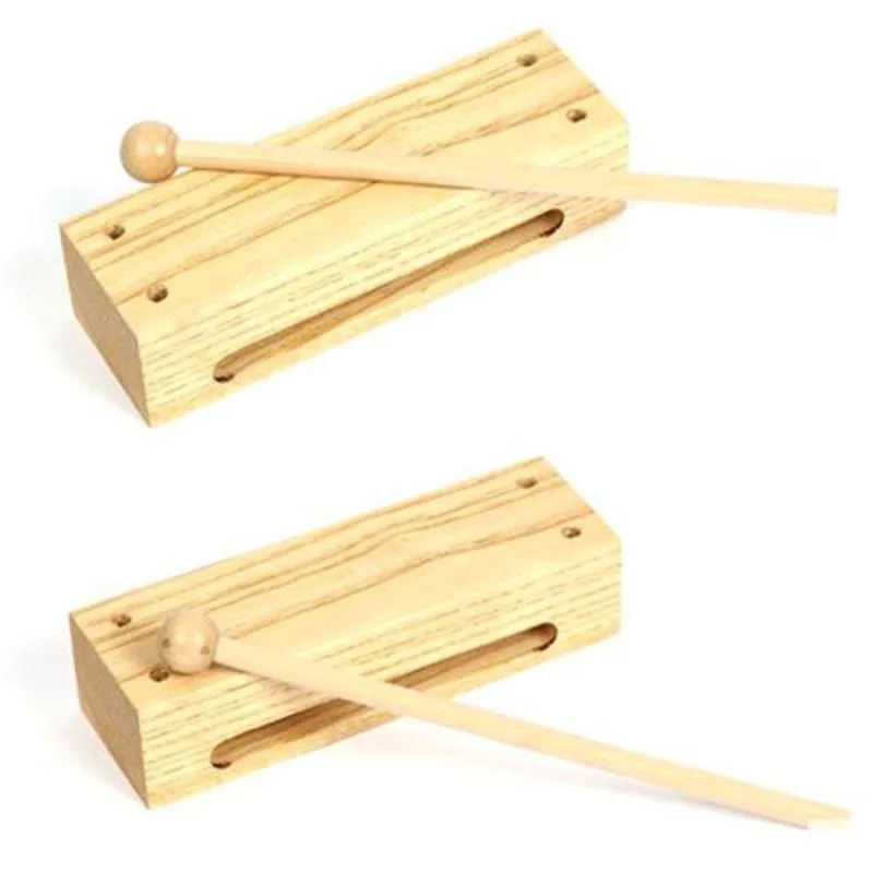 Wooden Mallets Block Xylophone Percussion Instrument Orff Musical Toys Early Educational Toys for Children