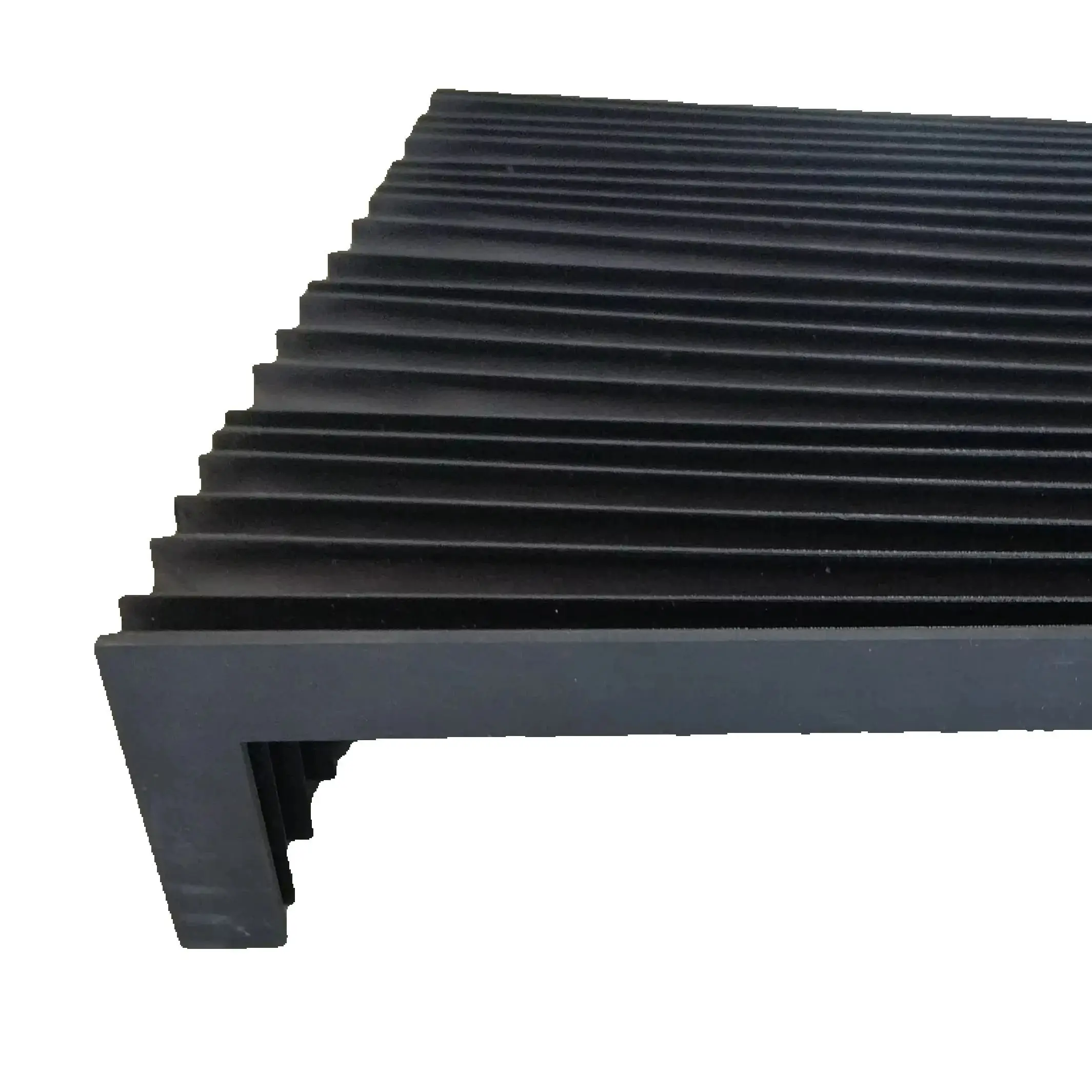 Bellows cover with dimensions, internal:100x40mm,external:130x55mm,Lmax1140mm
