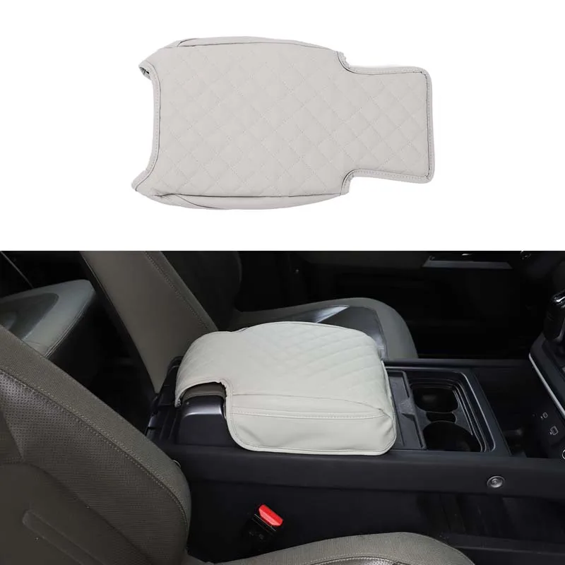

For Land Rover Defender 90 110 130 2020-2025 Leather Car Armrest Box Cover Storage bag Trim Interior Car Accessories