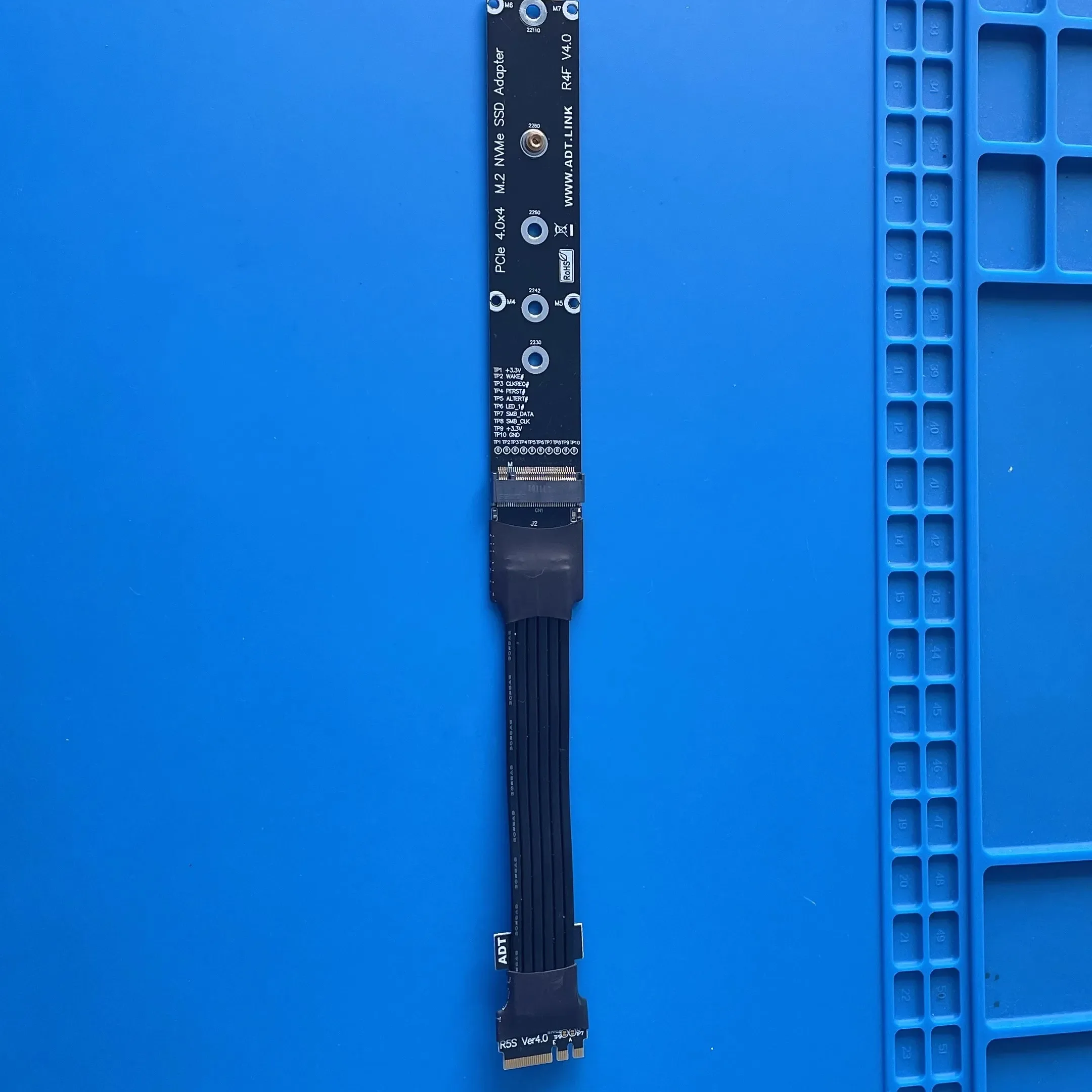 ADT Mainboard M.2 WiFi Key A.E Slot To M.2 NVMe Key M Network Solid State Drive SSD Extender Cord PCIe 4.0 X1 Riser Card Adapter