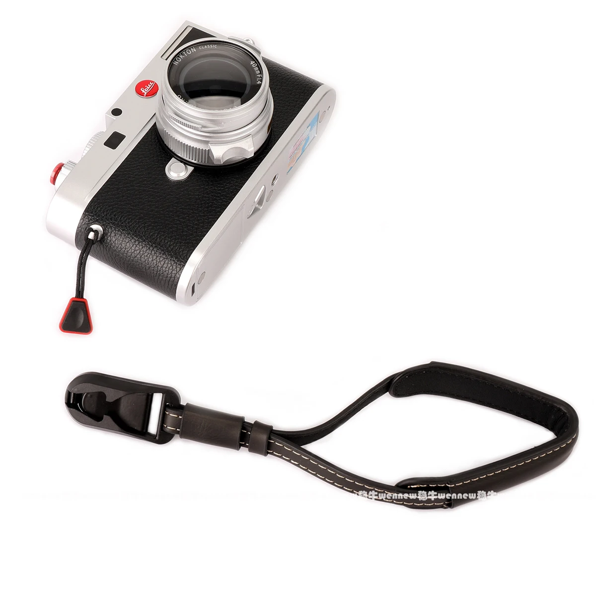 Hebilla de liberación rápida, correa de muñeca de mano para cámara de cuero PU para Leica Q Q2 S CL SL2-S APS-C M10-R M11 V-LUX5 D-LUX7 SL2 TL2 MP