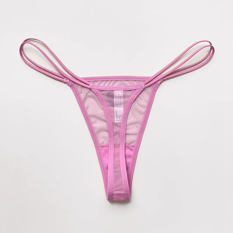 Spitzen-Netzstoff Damen-Slips Sexy Tanga Transparente Strass-Herz-Unterhosen Unterwäsche Mädchen G-String Dessous Fitness T-Back – Detail 13