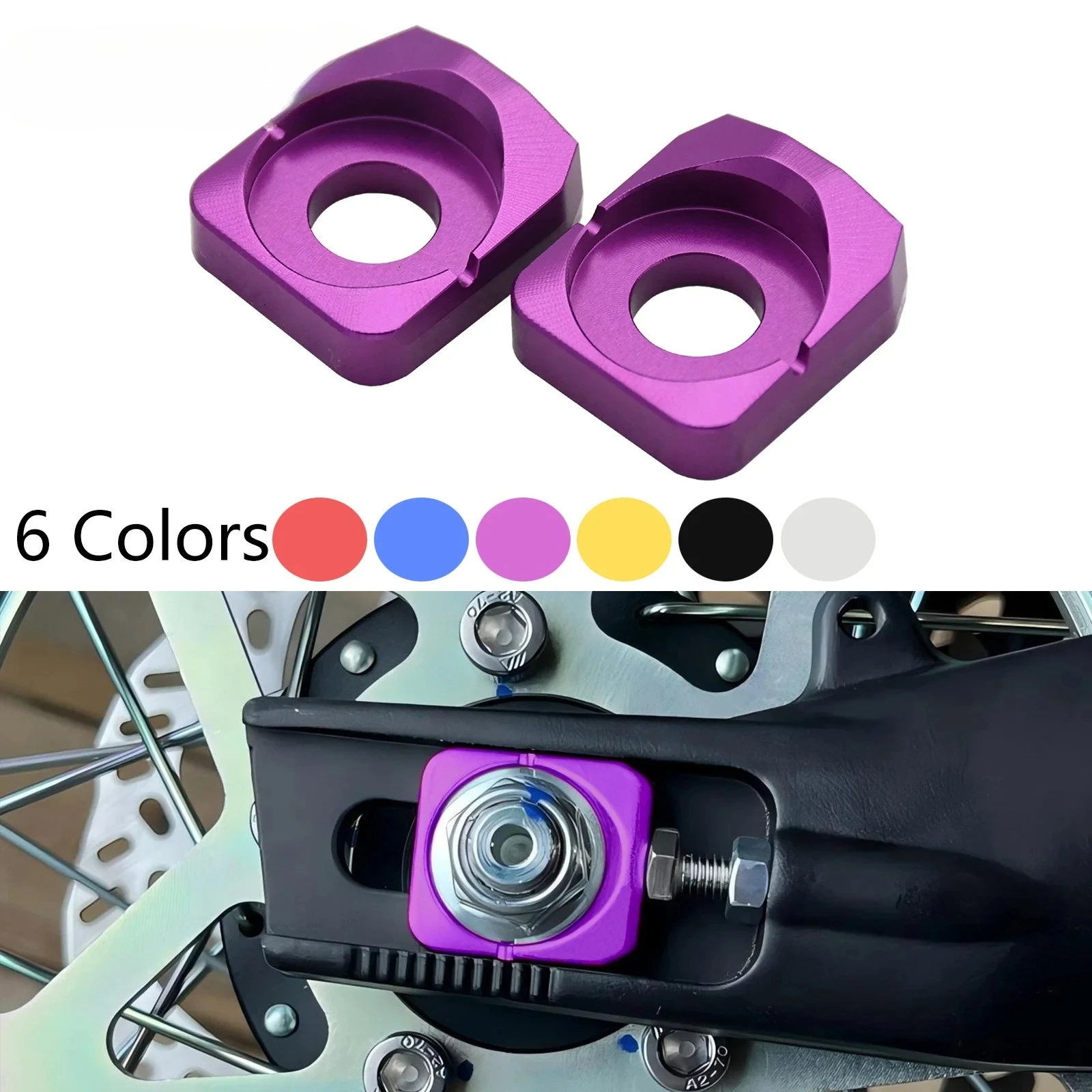 

Motocross Rear Axle Blocks Chain Adjuster For Sur Ron Sur-Ron Surron Light Bee X & Light Bee S Universal Electric Bike Parts