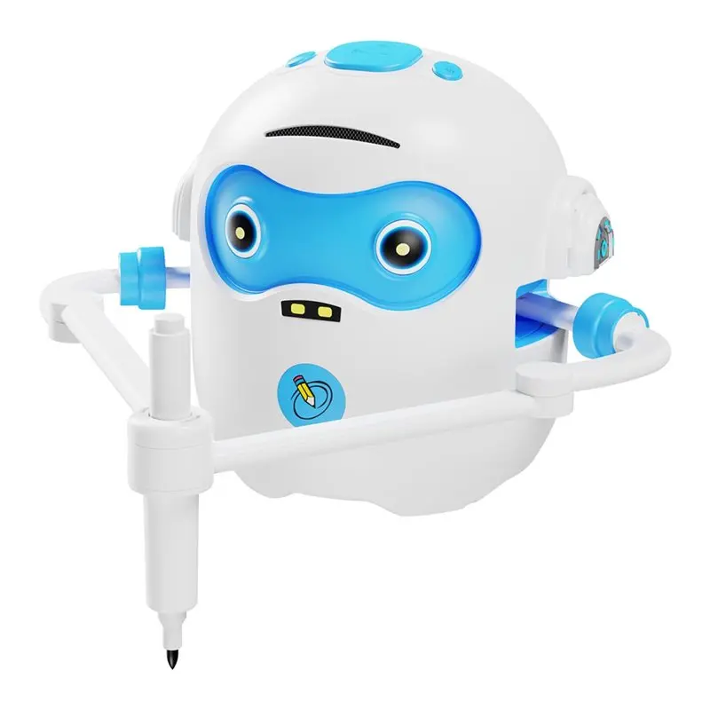 

New Arrivals-Kids Drawing Robot Educational With Voice Guidance 100 Learning Cards Automatic Sketching Machine