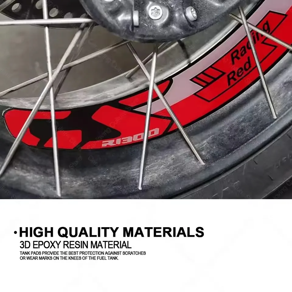 Für R1300GS r1300gs Abenteuer 3D Epoxidharz Schutzaufkleber Motorrad Rad Aufkleber Schutz Wasserdichter Aufkleber