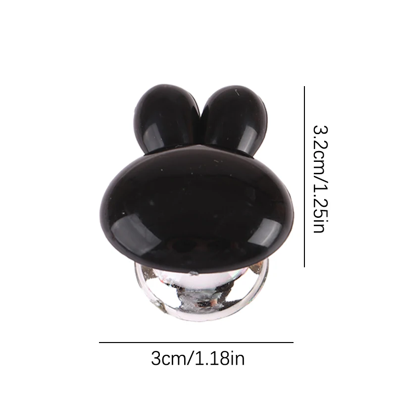 1Pcs Self-Adhesive Rabbit Toilet Press Button Avoid Touching Toilet Lid Handle Multifunctional Cabinet Door Handle Home Decor