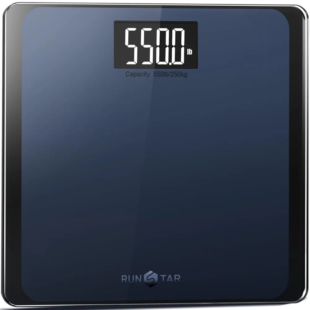 

Ultra-Wide Platform Digital Bathroom Scale with High Precision and Large LCD Display for Accurate Body Weight Measurement