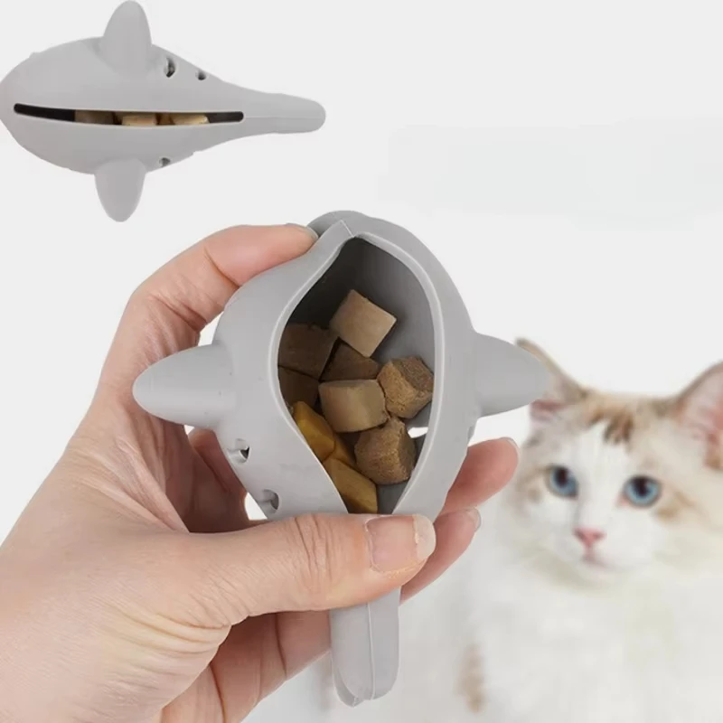 Interactive Bite-resistant Simulated Fish Cat Food Leakage Chew Toy Teeth Grinding Kitten Pet Supplies gallery 1