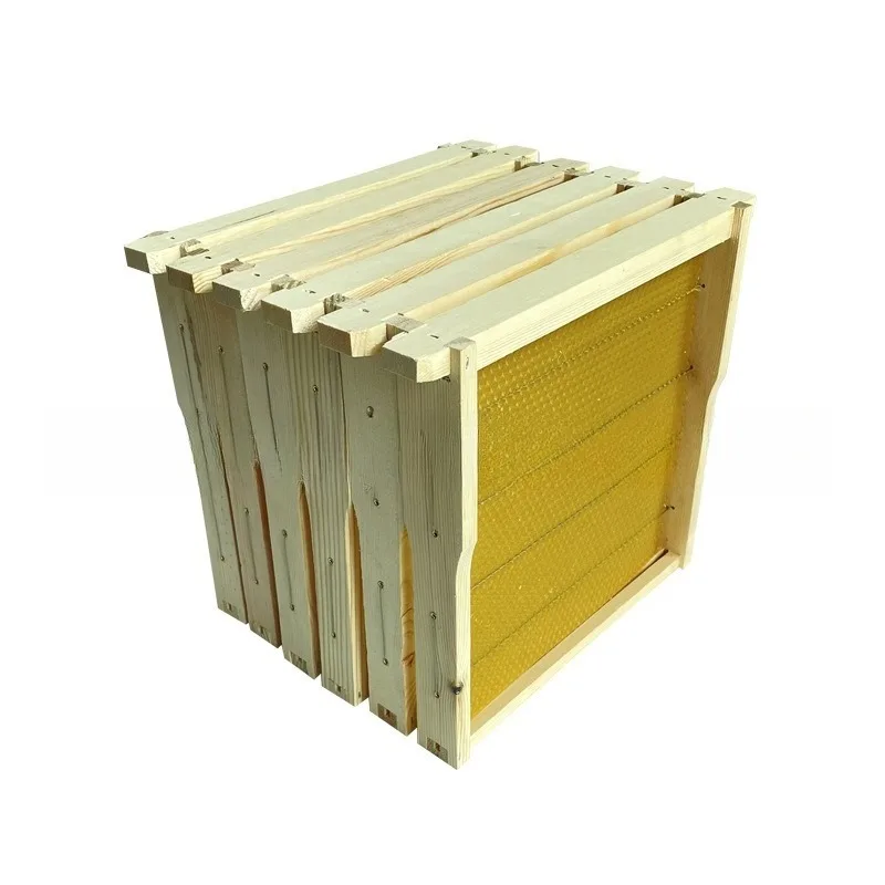 Golden Saint Palace Boiled Wax Fir Mini Artesian Bee Box, Beekeeping