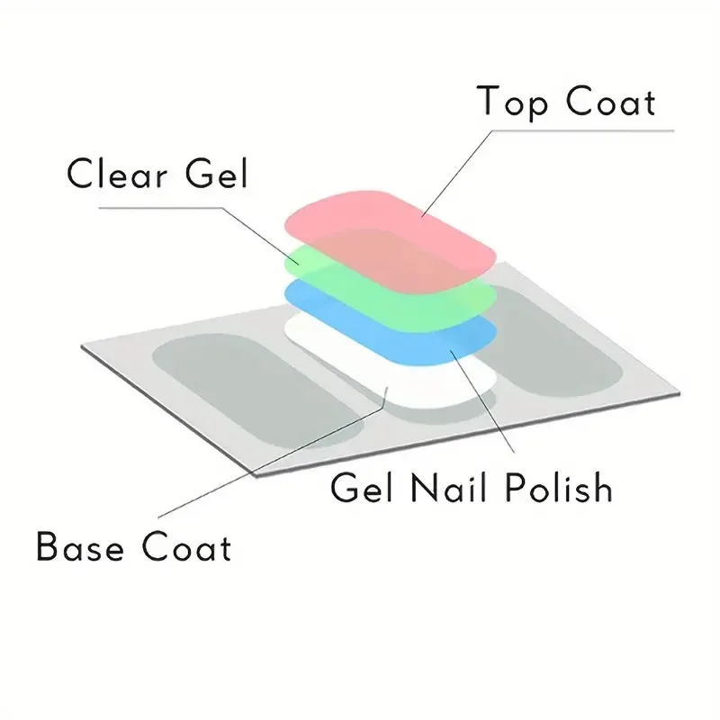 8 ورقة مسمار كامل التفاف شرائط طلاء الأظافر الوردي مسمار بريق ذاتية اللصق هلام مسمار ملصق المرأة الذاتي مستلزمات الأظافر مجموعة أدوات مانيكير #3