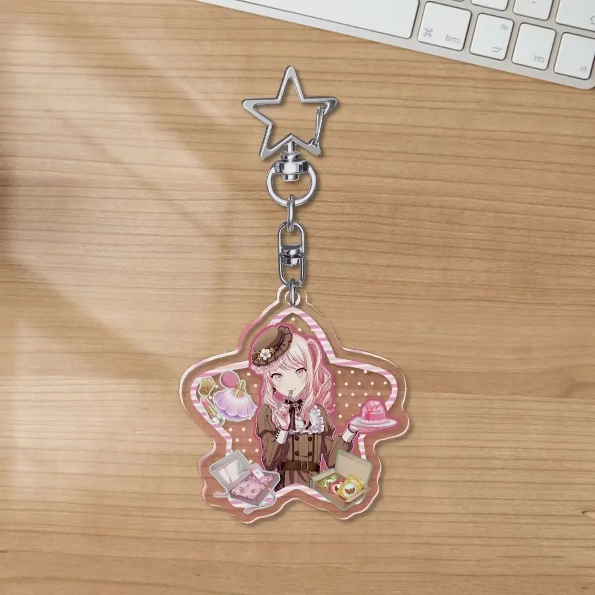 أنيمي مشروع Sekai المفاتيح الكرتون Yoisaki Kanade Akiyama Mizuki Kamishiro Rui الاكريليك قلادة كيرينغ مجوهرات اكسسوارات