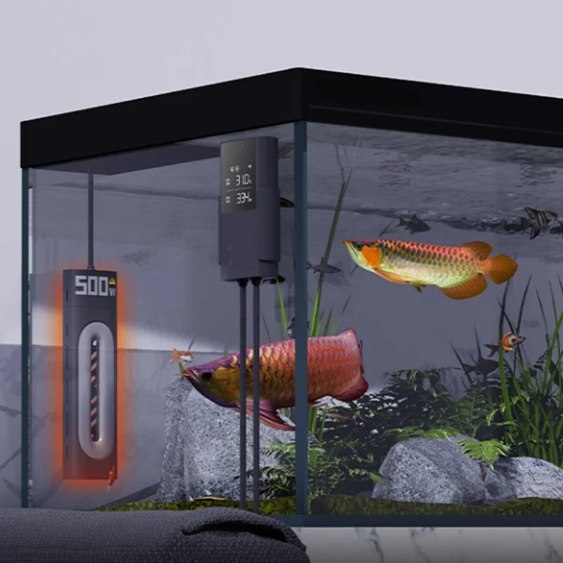 Tige chauffante intelligente pour aquarium Dragon, chauffage artefact, thermostat automatique, refroidissement, ère d'origine, 500W