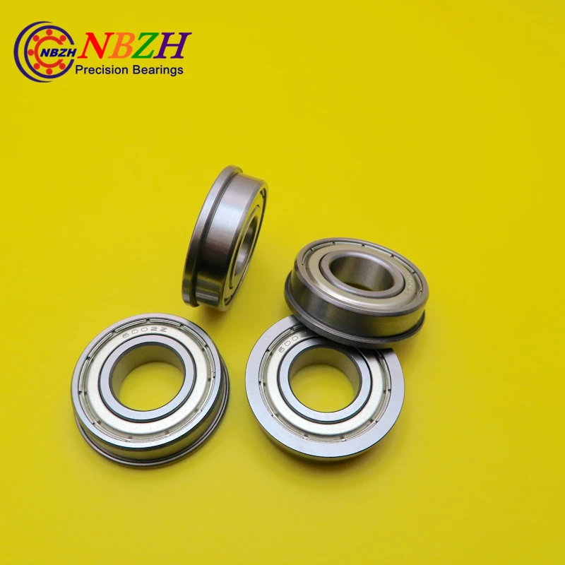 

Free Shipping NBZH Bearing 4pcs Flange Bushing Ball Bearings F6003ZZ 12*28*8 Mm