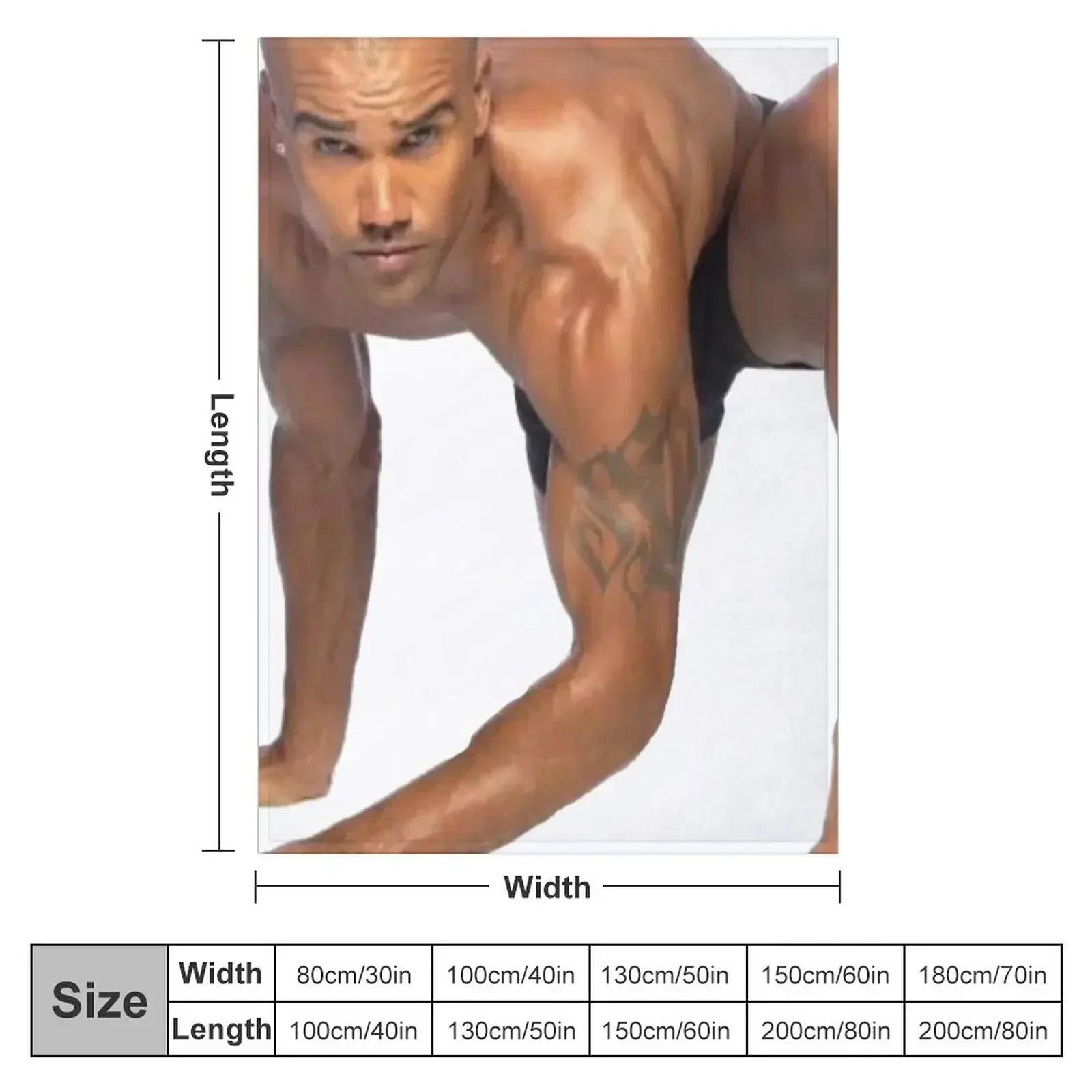 Shemar Moore Throw Blanket Kid'S Personalized Gift Summer Blankets