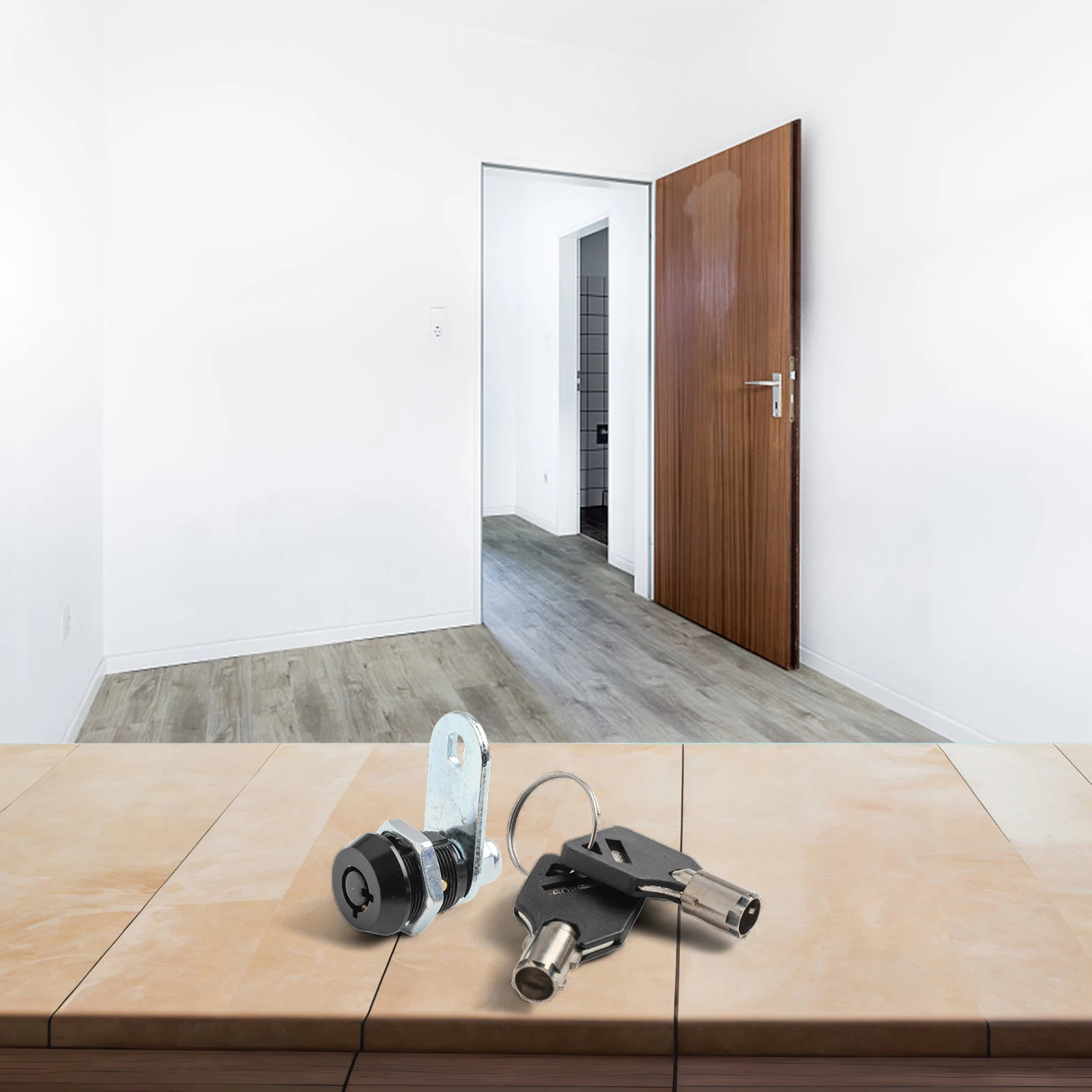 Keys Cam Lock Furniture Lock High Quality Locker Lock 17mm 90 Degrees Alike Mailbox Drawer Cabinet Desk Turn New