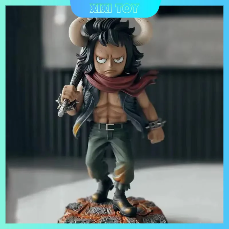 New 23cm One Piece Kaidou Anime Action Figure Childhood Kaidou Collectible Toy Ornament Model Desktop Decorations Boys Gifts