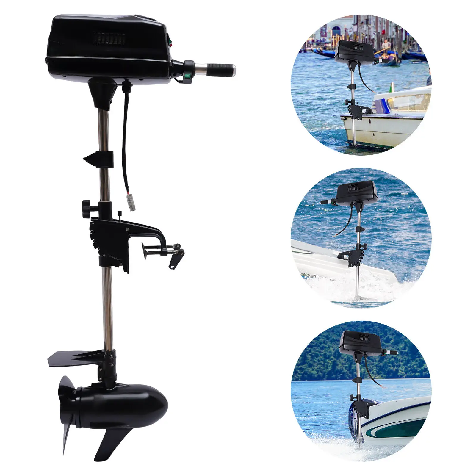 2200W 48V 8HP Electric Outboard Motor Propeller Trolling Motor Boat Engine For Fishing Boat Kayak Inflatable Brushless Motor