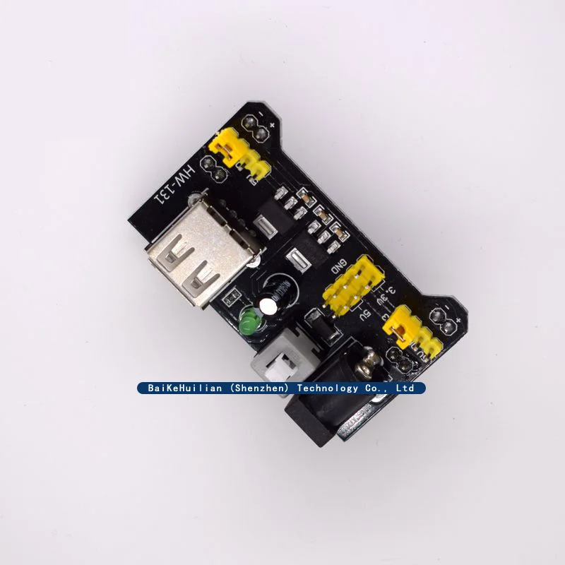 Placa do pão módulo dedicado do poder, compatível com 5 3.3V, 10-100 PCes