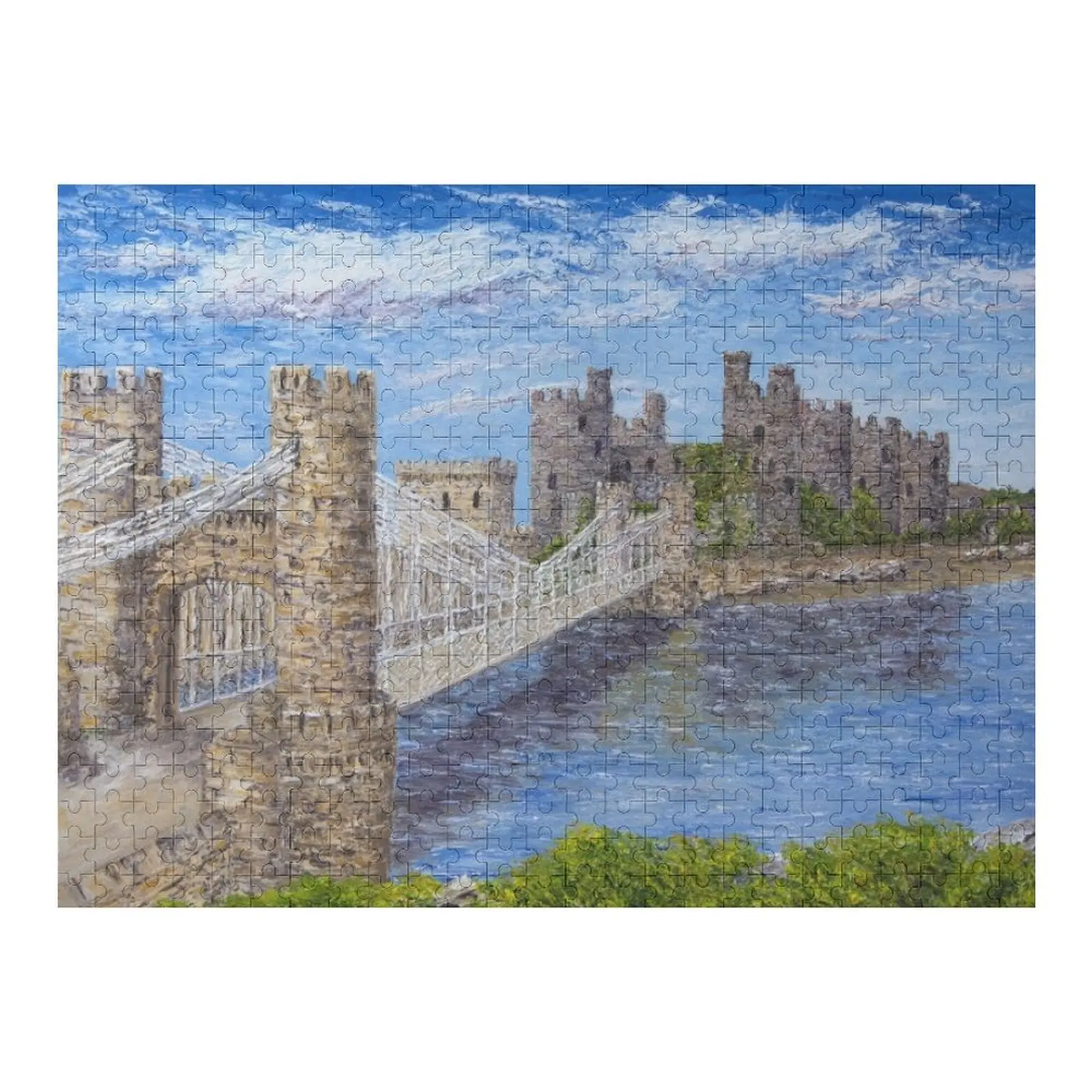 

Подвесной мост Conwy Castle Jigsaw Puzzle Customs With Photo Индивидуальная фотопазл