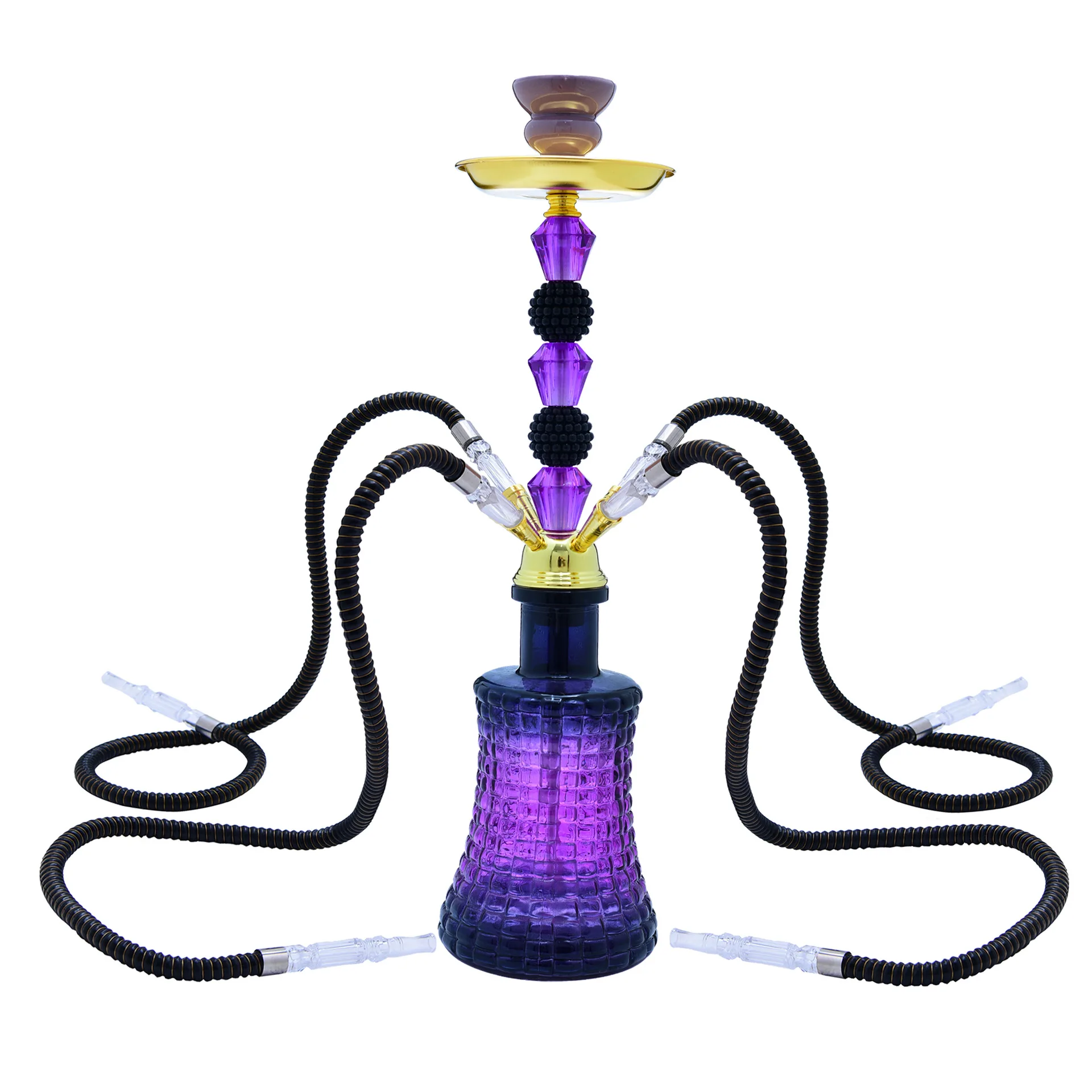 

Four Tubes Shisha Arabian Hookah Set Medium Size Shisha For Bar Nightclub Hookah New Whole Set