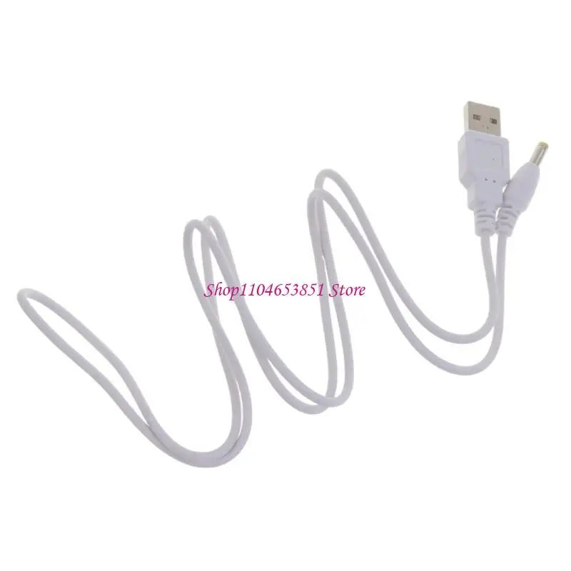USB to DC Cable USB Male to DC 4.0x1.7mm 5 Volt Barrel Jack Power Cord Adapter Converter Cable for Routers, Radiators