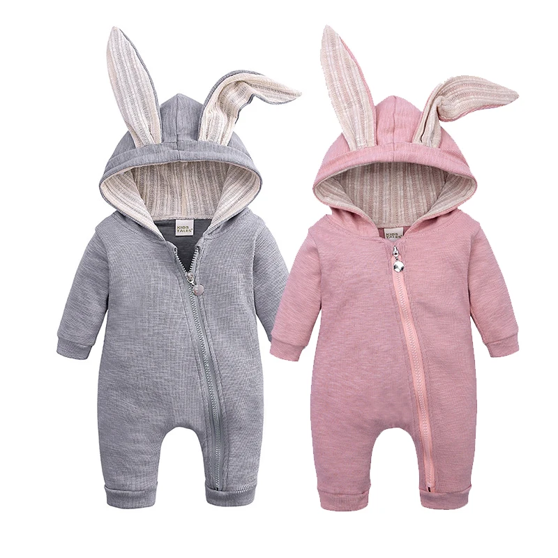 

Baby Jumpsuit Rompers Newborn Baby Clothes Big Ear Rabbit Sleepsuit Infant Boy Girl Playsuit Toddlers Overalls Cosplay Costume