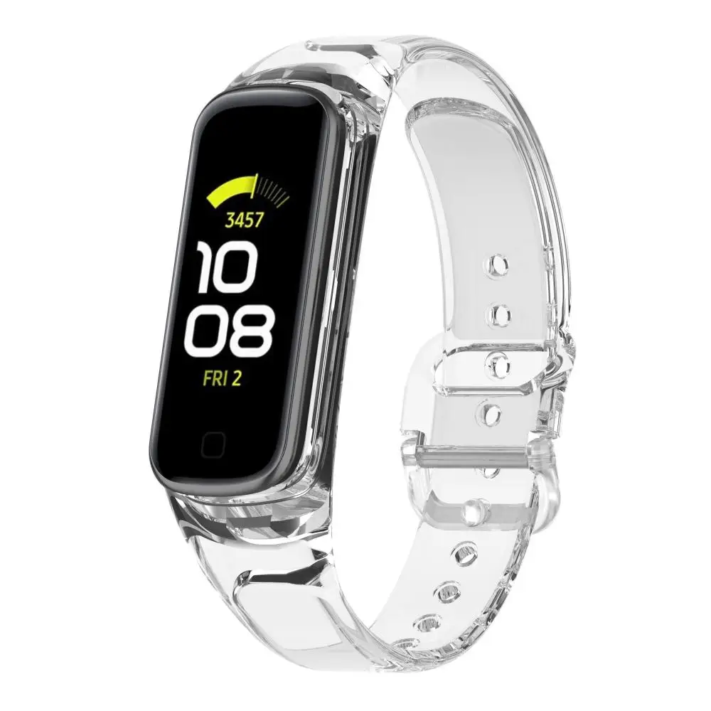 Accessories Soft Watchband Breathable WristBand Replacement Discoloration In Light Strap For Samsung Galaxy Fit 2 SM-R220