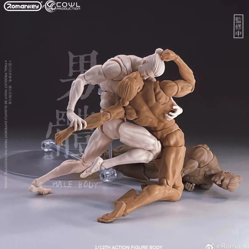 

【 In Stock 】 Romankey X Cowl Super Mobile Male Nude 1/12 Doll Handmade