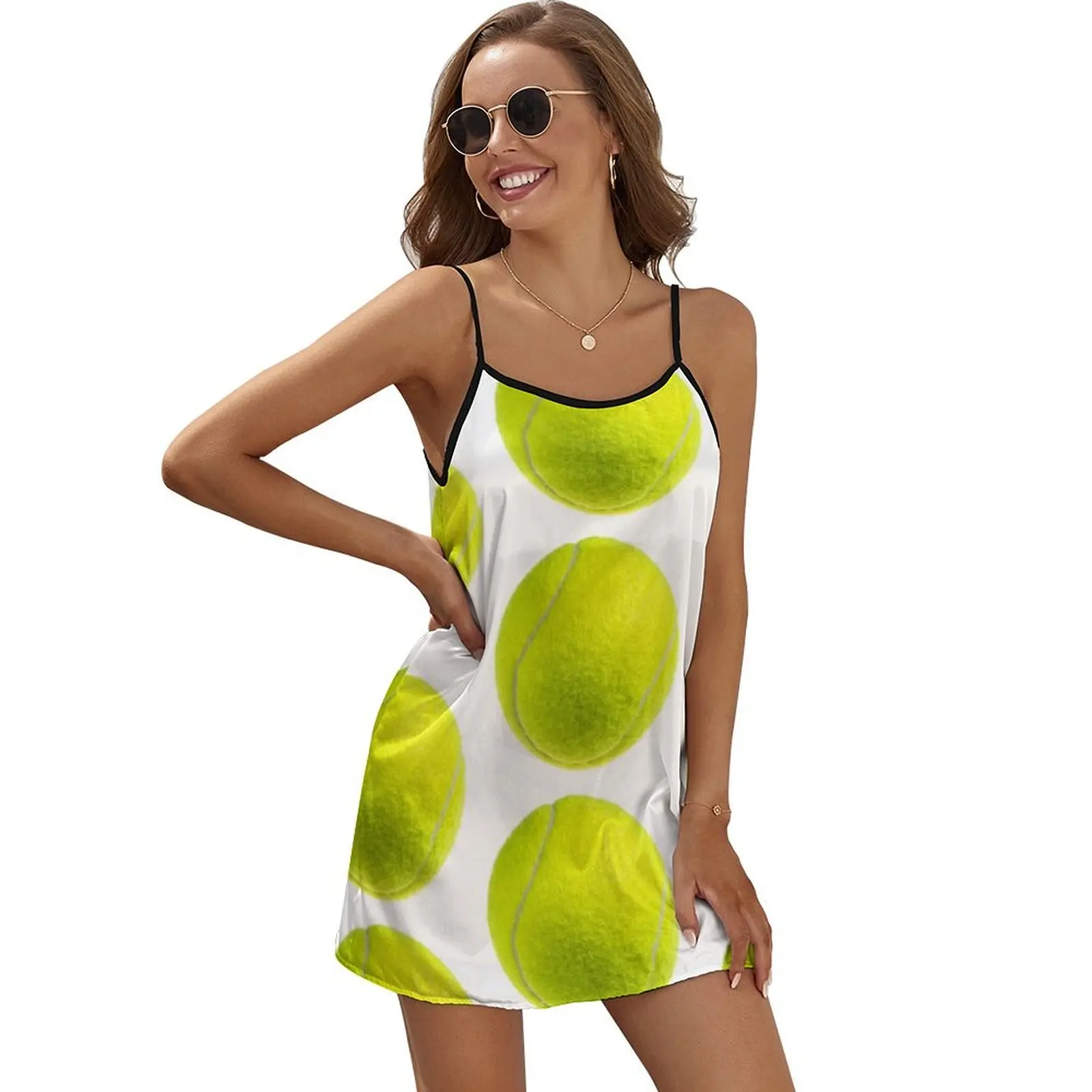 

Just tennis ball Sleeveless Dress women's evening dresses summer dresses for women 2024 Women's dresses