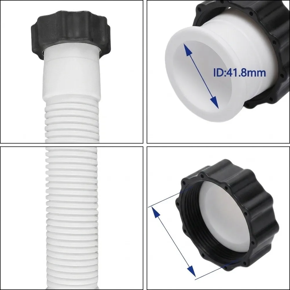 11763 Filterpumpen-Poolschlauchverbinder 25cm Ersatzteil für Schwimmbadpumpen 1,5 Zoll Durchmesser für Intex Filterpumpen-Poolzubehör – Detail 10