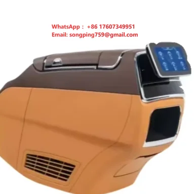 Universal Multifunctional Leather Aluminum Alloy Sports Style Car Armrest Racing Seat Front Position SUV/VANEO Model 2004-2010