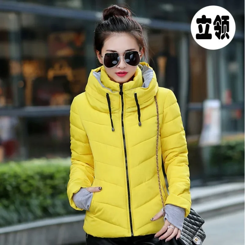 2022 Hot Sale Down Cotton Casual Warm Jacket Women Big Size Female Fashion Design Ladies Work Wear Winter Coat Cheap Wholesale