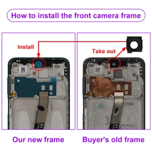 LCD Touch Digitizer Display -Montage, Redmi Note 9s, Redmi Note 9 Pro, Ersatzteile, M2003J6B2G, 6.67 12 Hauptverkäufe Redmi Heckbildschirm Note 9s - №2