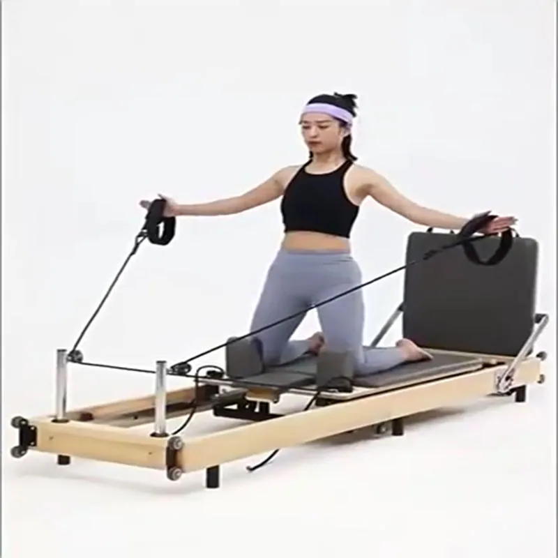 Foldable Core Bed for Pilates, Body Beauty, Easy Fitness, Enjoying a Good Body Shape, Imported Maple Wood