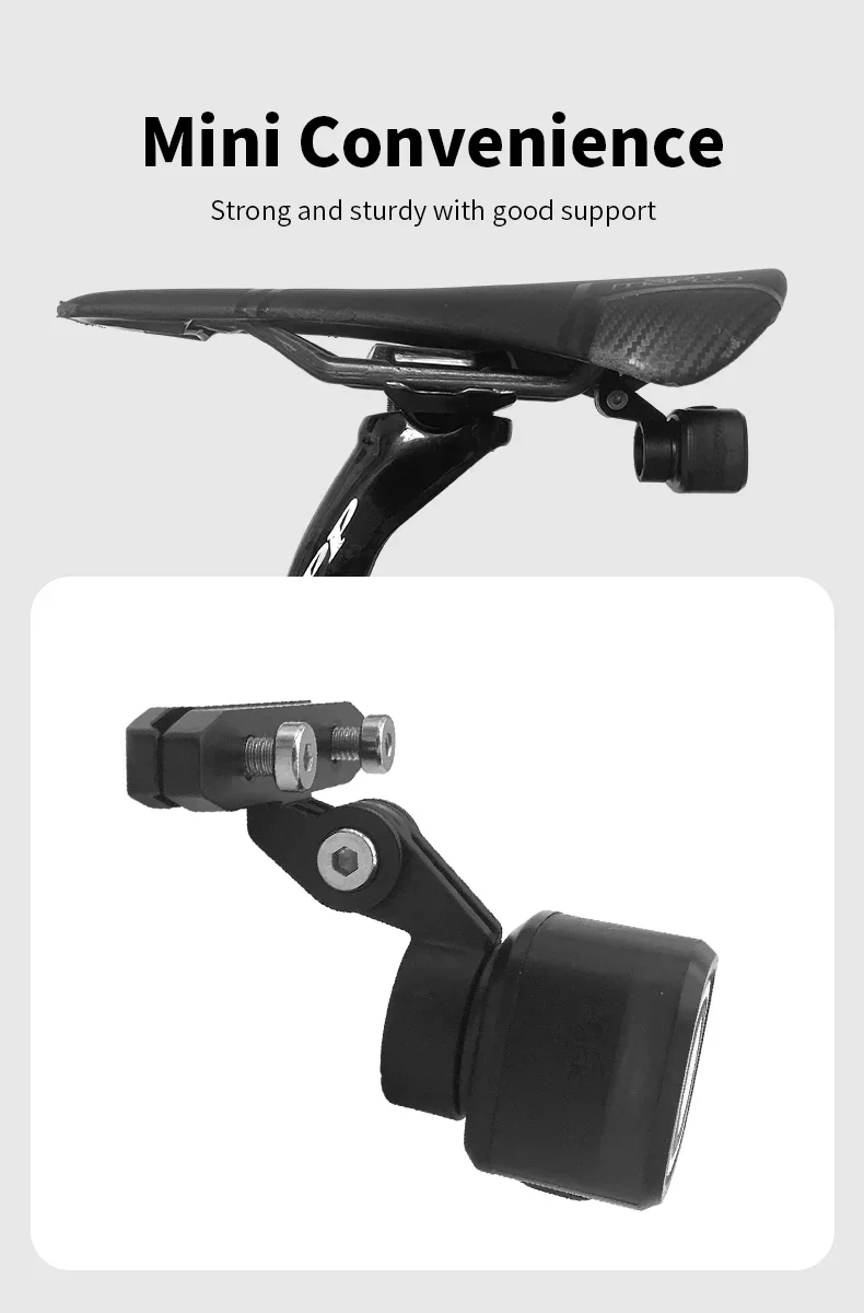 RRSKIT Halter Für GOPRO Für Magicshine RN120 Rücklicht Halter Doppel Loch Adapter Sitzkissen Bogen Montage Halterung Zubehör – Detail 3