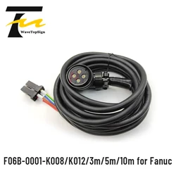 WaveTopSign Servo Motor Power Cable F06B-0001-K008 F06B-0001-K012 3M 5M 8M 10M for Fanuc
