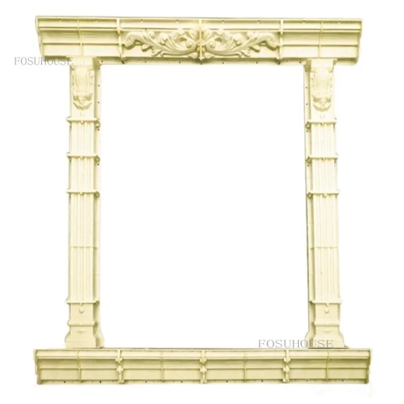 Adjustable Roman Column Window Model ABS Multi Pattern Window Cover Molds European Villa Square Column Mold House Wall Decor