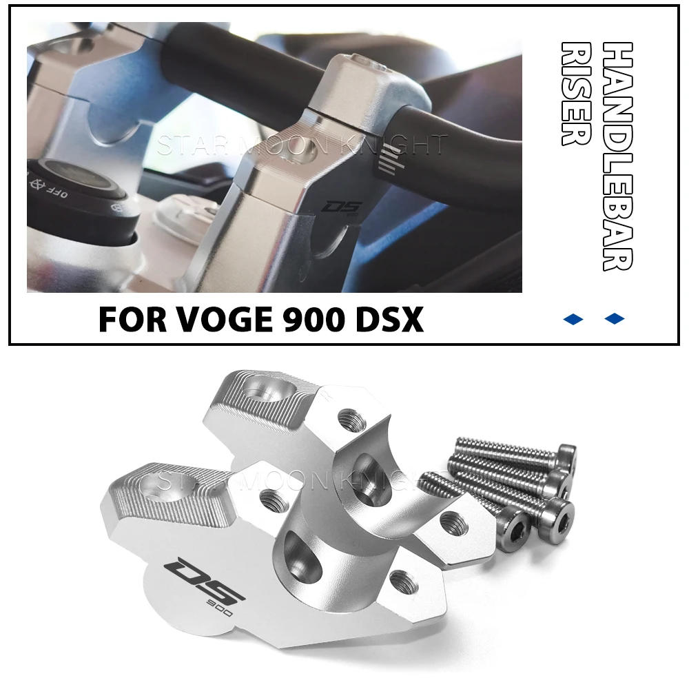 

Motorcycle Accessories For Voge DSX 900 DS900X DSX900 2024 Handlebar Riser Clamp Adapter Handle BarRaisers Up And Backwards