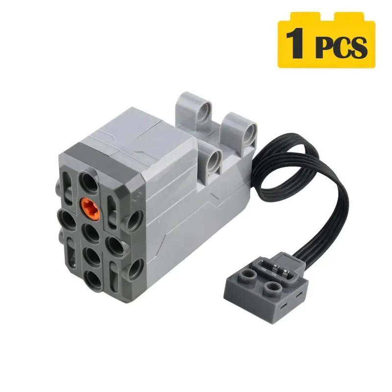 새로운 향상된 서보 모터 88004 빌딩 블록 파워 기능 MOC 기술 자동차 모델 조향 어린이 장난감 1/2/4/10PCS