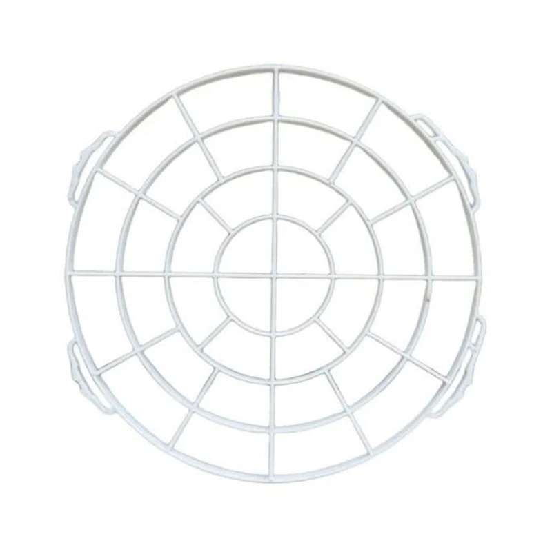02DC Air Conditioner Outlet Screen with Round Grille 150 mm Plastic Hose Cover, Slip On Dust Barrier for Home Cooling Air