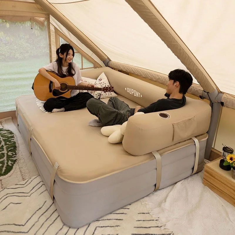 

Sofa bed Inflatable double outdoor camping tent camping music festival lazy portable air cushion sofa bed