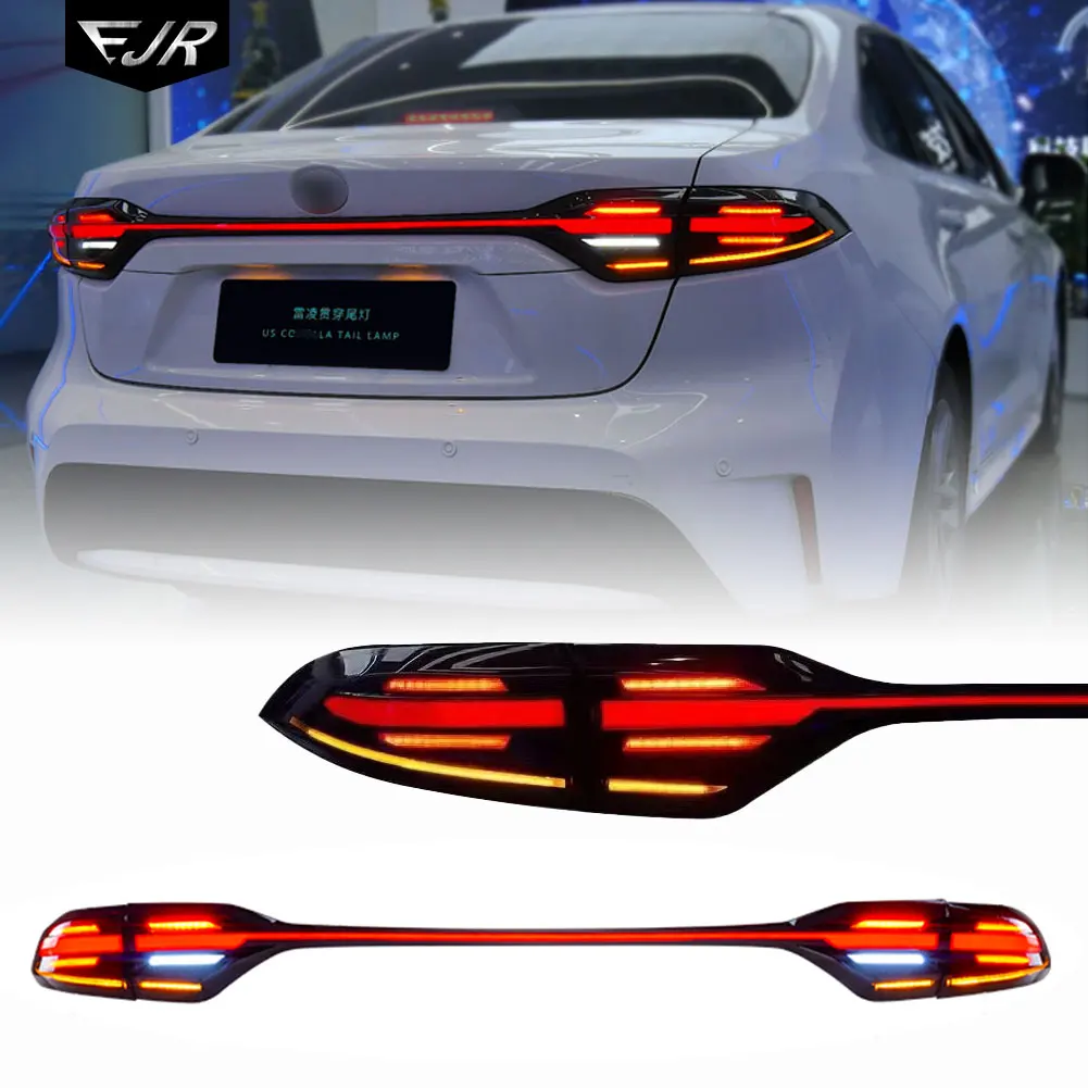 

Through Taillight for Toyota Leivin Us Corolla 2019-2024 Modified to Porsche Style Rear Trunk Tail Light Car Lamp Accessories