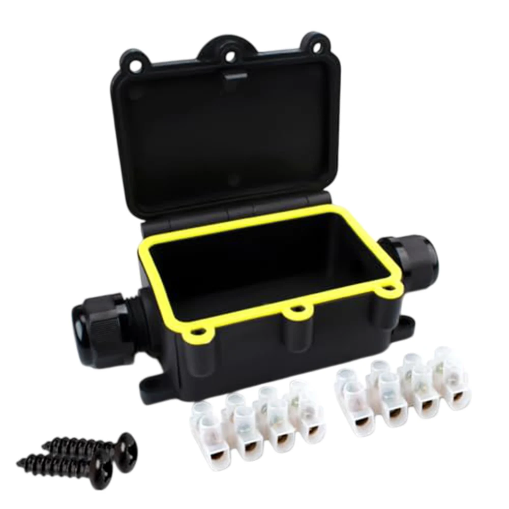 2pcs EW-2068-2T Outdoor Junction Box with Dustproof Waterproof Sealing for Electrical Distribution in Landscaping Projects