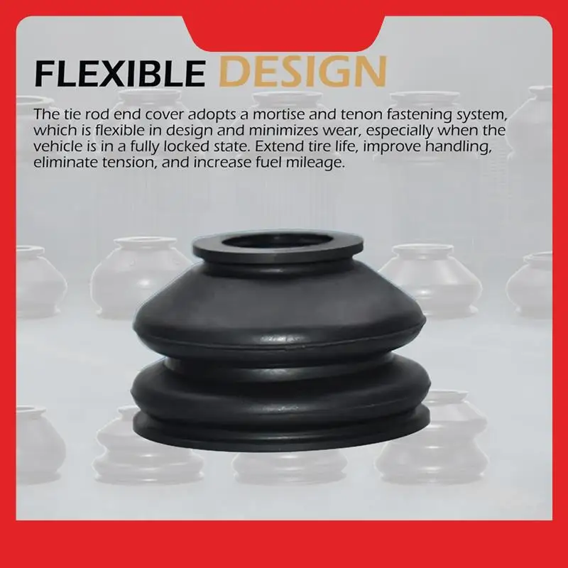 

Tie Rod Boot Set-14PCS Tie Rod End Boot, Rubber Dust Cap, Ball Joint Boot Replacement Kit For Most Vehicles