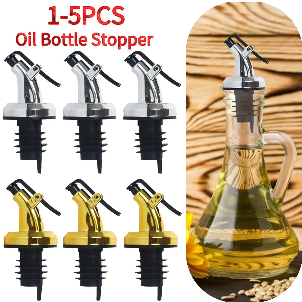 Oil Vinegar Bottle Stopper Leak-proof Oil and Vinegar Dispenser Pour Spouts Multifunctional Suitable for Most Bottles