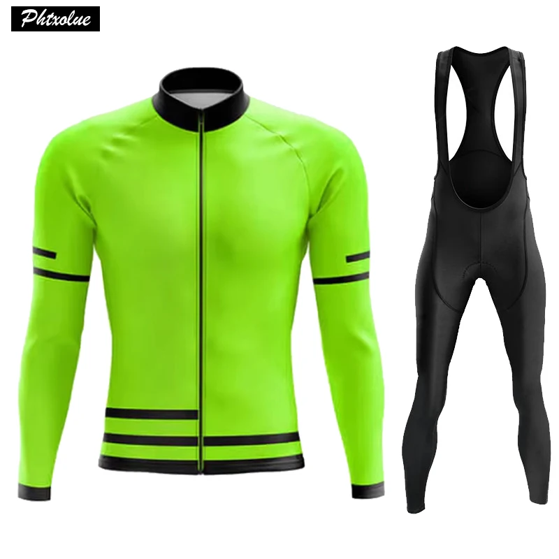 Long Sleeve Cycling Clothing Men Set 2024 Mountain Bike Breathable Autumn Bicycle Jerseys Clothes suit Maillot Ropa Ciclismo