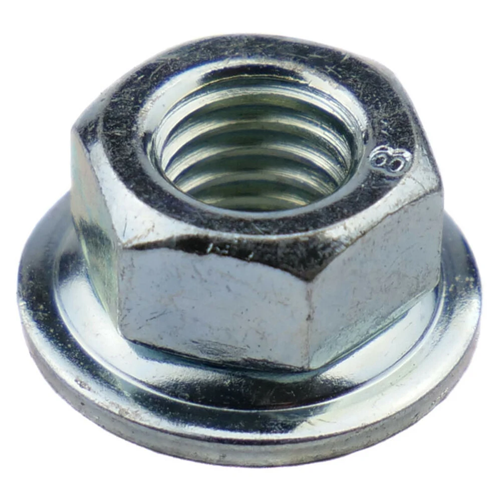 M8x1 25 Thread Flanged Blade Screw Nut For Trimmer Brushcutter, Premium Material, Compatible With Many Applications