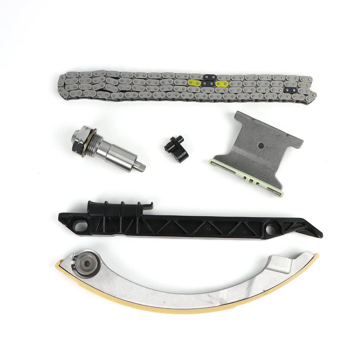 1Set TKC8002 Kit catena di distribuzione del motore con set catena di distribuzione Tenditore tappo olio per selezionare modelli Buick Chevy e Pontiac Parti di automobili