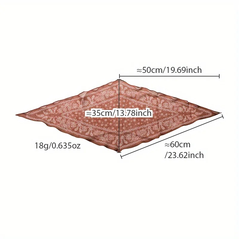 Fashionable Cotton-Linen Texture Cashew Flower Diamond-Patterned Scarf Ethnic Silk Scarf New Trend Accessories