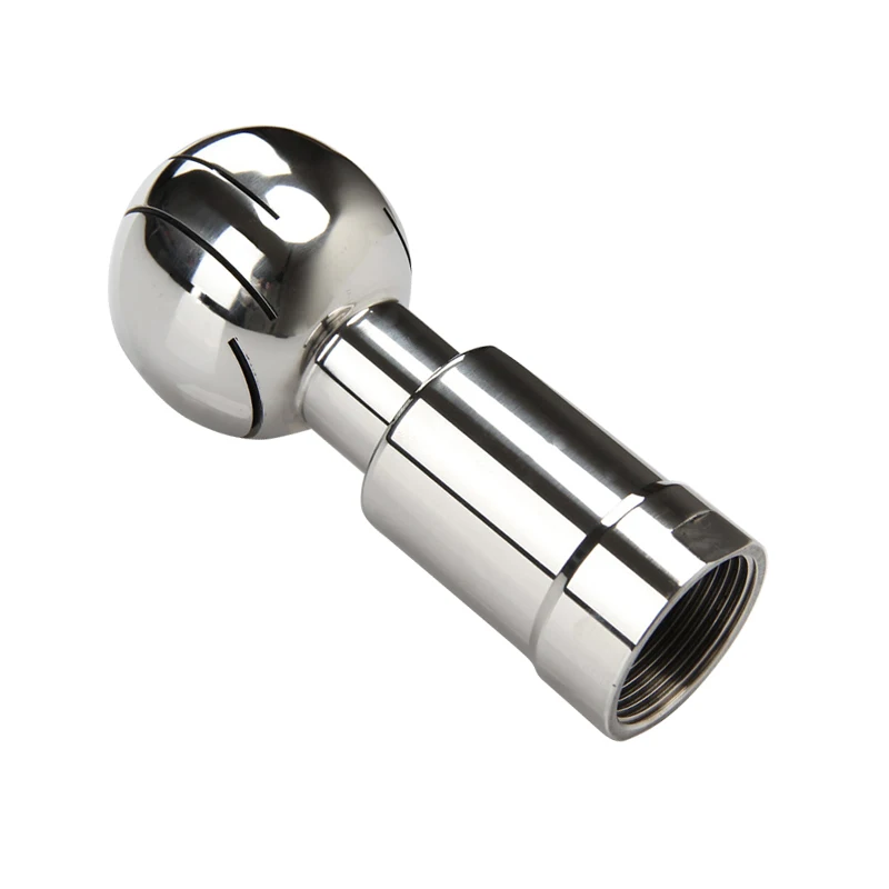 

1/4" 3/8'' 1/2'' 3/4'' 1''1-1/4"1-1/2" Female Thread 304 Stainless Steel Sanitary CIP Tank Cleaning Ball Rotating Spray Ball